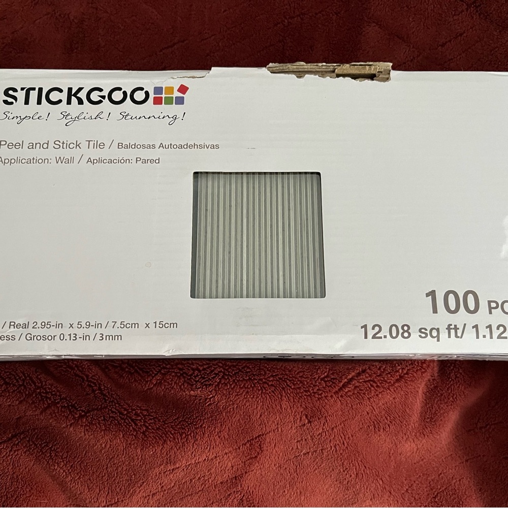 Stickgoo Peel and Stick Tile Set